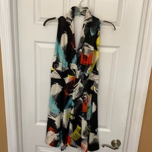 Venus summer dress, multi color, Large